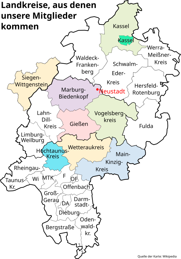 Landkreise Hessen